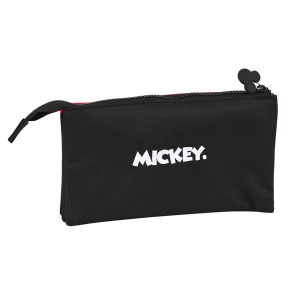 Portatodo Triple Mickey Mouse Mickey Mood 22 x 12 x 3 cm.
