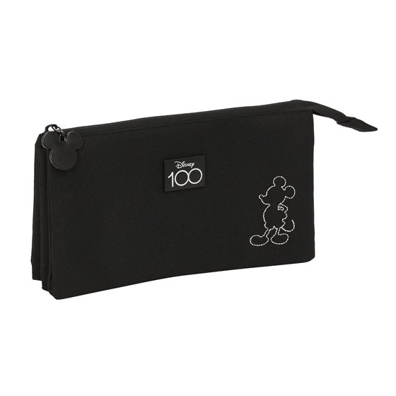 Portatodo Triple Mickey Mouse 100 22 x 12 x 3 cm.