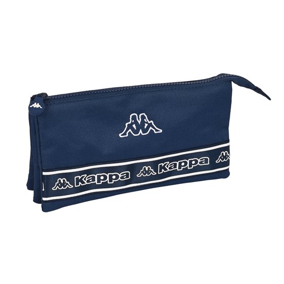 Portatodo Triple Kappa Navy 22 x 12 x 3 cm.