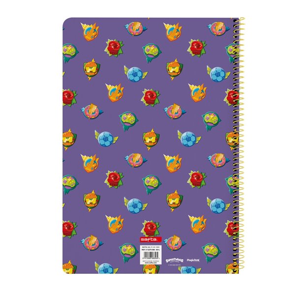 Libreta Folio 80 Hojas Tapas Duras Superthings Guardians Of Kazoom 