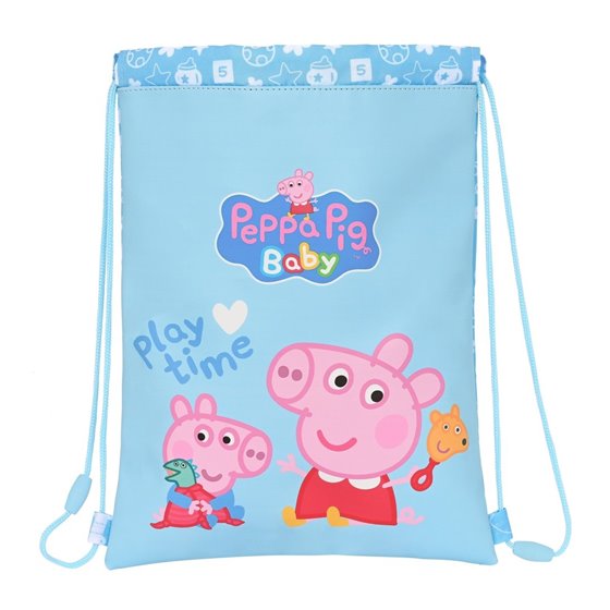 Saco Plano Junior Peppa Pig Baby 26 x 34 x 1 cm.