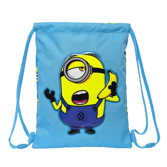 Saco Plano Junior Minions Minionstatic 26 x 34 x 1 cm.