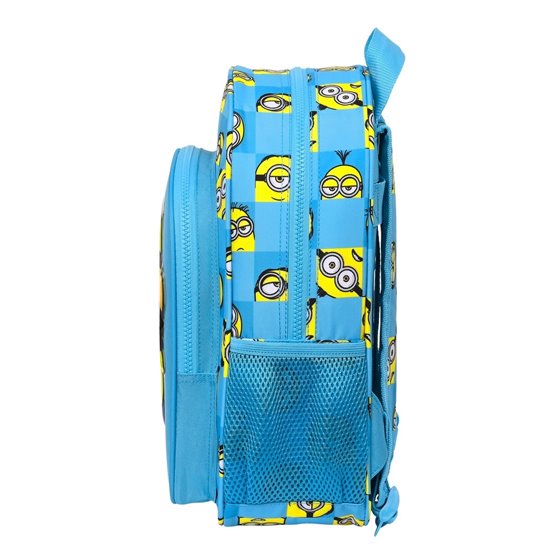 Mochila Infantil Adaptable a Carro Minions Minionstatic 26 x 34 x 11 cm.