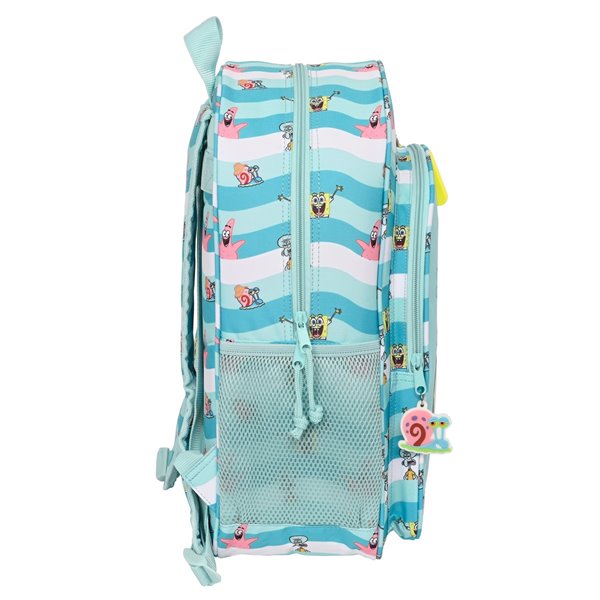 Mochila De 33 Cm. Adaptable a Carro Bob Esponja Stay Positive 33 x 42 x 14 cm.