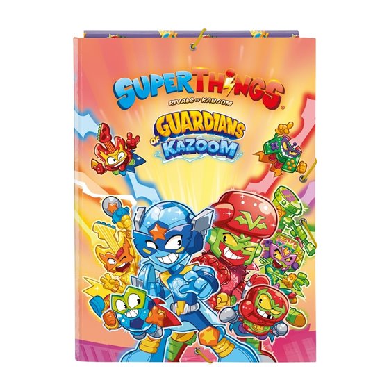 Carpeta Folio 3 Solapas Superthings Guardians Of Kazoom 