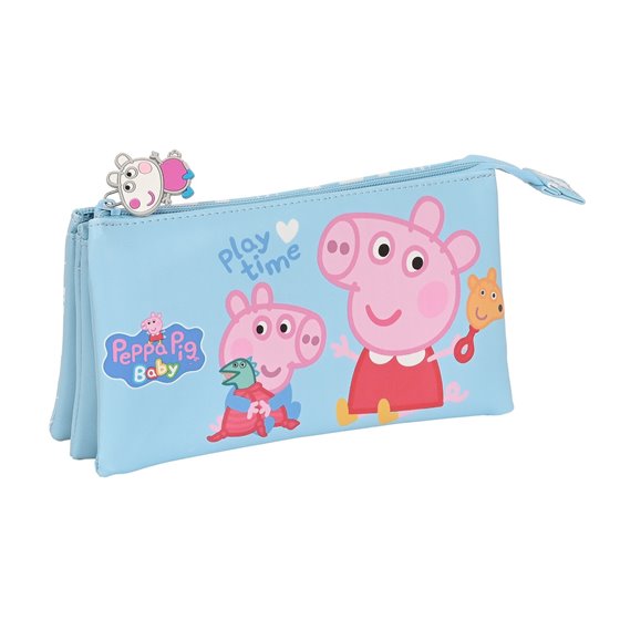 Portatodo Triple Peppa Pig Baby 22 x 12 x 3 cm.