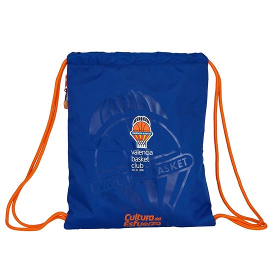 Saco Mochila VALENCIA BASKET Cremallera Lateral 35 x 45 x  cm.