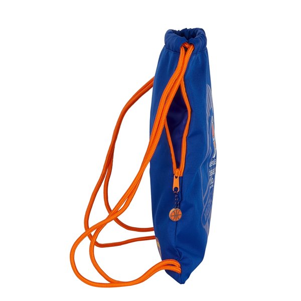 Saco Mochila VALENCIA BASKET Cremallera Lateral 35 x 45 x  cm.