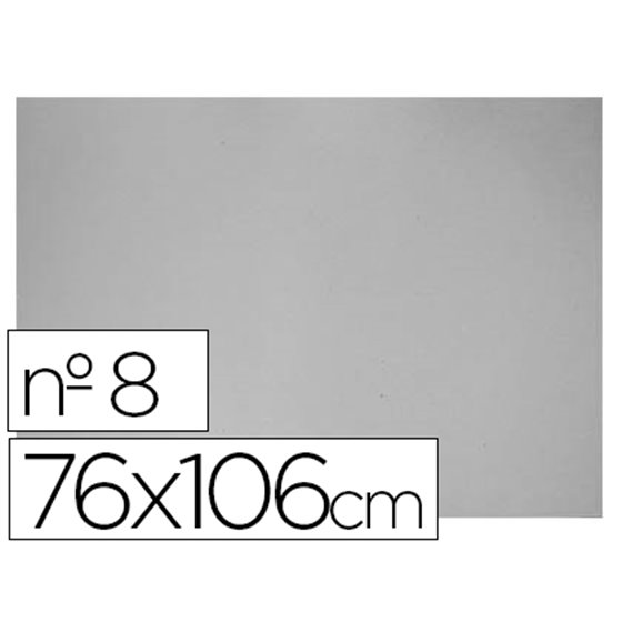 Carton Gris Nº 8 76X106 Cm Hoja