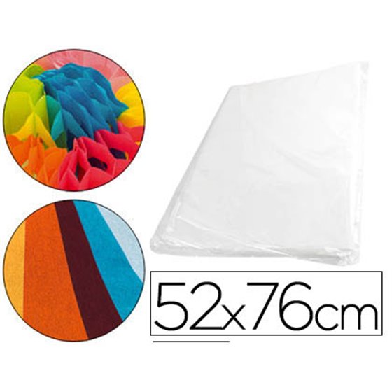 Papel Seda 52X76 Cm 18 Gr Blanco Paquete De 500 Hojas