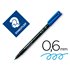 Rotulador Staedtler Lumocolor Retroproyeccion Punta De Fibrapermanente 318-3 Azul Punta Fina Redonda 0.6 Mm