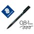 Rotulador Staedtler Lumocolor Retroproyeccion Punta De Fibrapermanente 317-9 Negro Punta Media Redonda 0.8-1 Mm