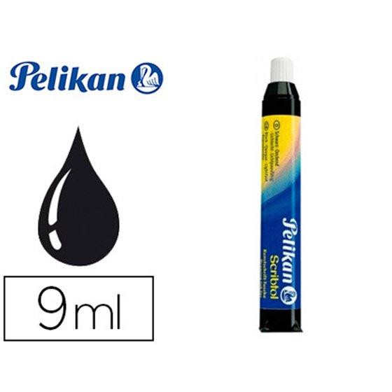 Tinta China Pelikan Negra Cargador 9 Ml