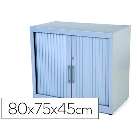 Armario Metalico Rocada Dos Puertas Tipo Persiana Incluye Una Balda Serie Store 80X70X45 Cm Acabado Ac00