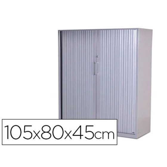 Armario Metalico Rocada Dos Puertas Tipo Persiana Incluye Dos Balda Serie Store 105X80X45 Cm Acabado Ac00