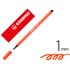 Rotulador Stabilo Acuarelable Pen 68 Bermellon 1 Mm