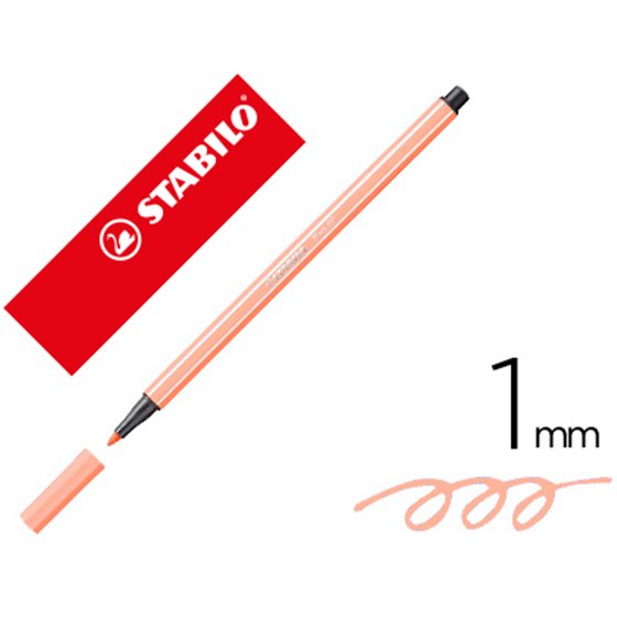 Rotulador Stabilo Acuarelable Pen 68 Carne Claro 1 Mm