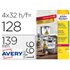 Etiqueta Adhesiva Resistente Avery Poliester Blanco 99,1X139 Mm Para Impresora Laser Pack De 32 Unidades