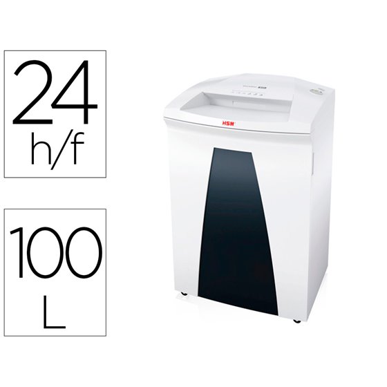 Destructora De Documentos Hsm Securio B34 Capacidad De Corte 24 H En Particulas Destruye Grapas Clips Cd Y