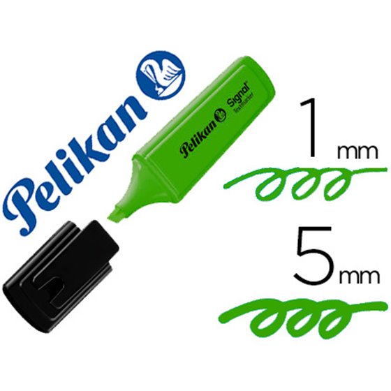 Rotulador Pelikan Fluorescente Textmarker Signal Verde