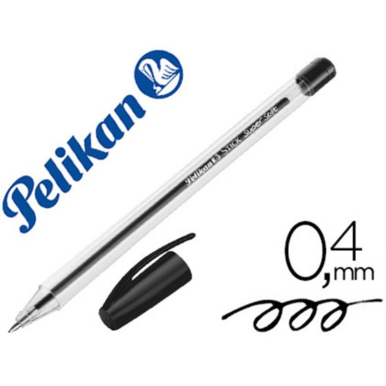 Boligrafo Pelikan Stick Super Soft Negro