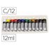 Pintura Acrilica Daler Rowney Simply Caja De 12 Colores Surtidos Tubo De 12 Ml