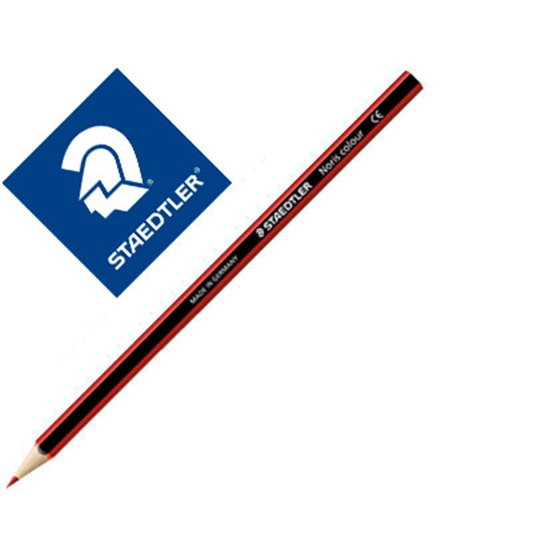 Lapiz De Color Staedtler Wopex Ecologico Rojo