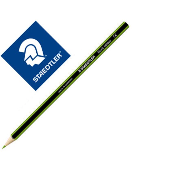 Lapiz De Color Staedtler Wopex Ecologico Verde Claro