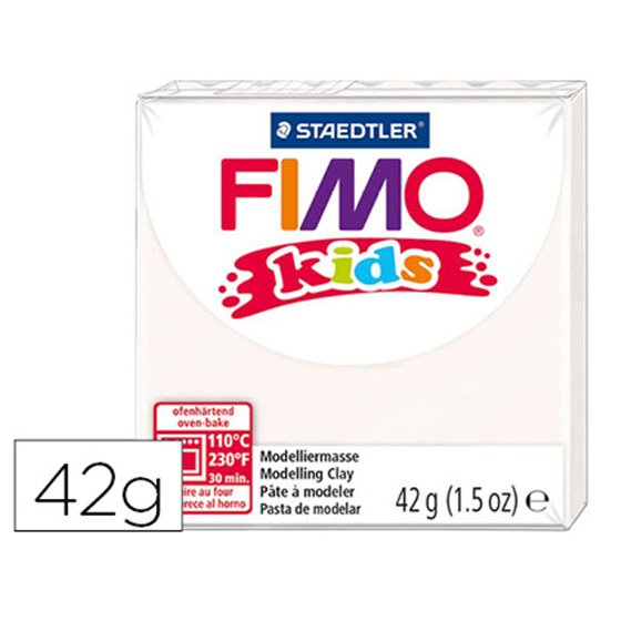 Pasta Staedtler Fimo Kids 42 Gr Color Blanco