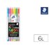 Rotulador Staedtler Triplus Neon Colours Estuche De 6 Unidades Colores Surtidos