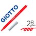 Rotulador Giotto Turbo Color Lavable Con Punta Bloqueada Unicolor Rojo