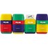 Sacapuntas Milan Plastico 2 Usos Con Goma Compact Mix