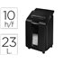 Destructora De Documentos Fellowes Auto+100M Capacidad De Corte 100 Hojas Destruye Grapas Clips Y Tarjetas 23L