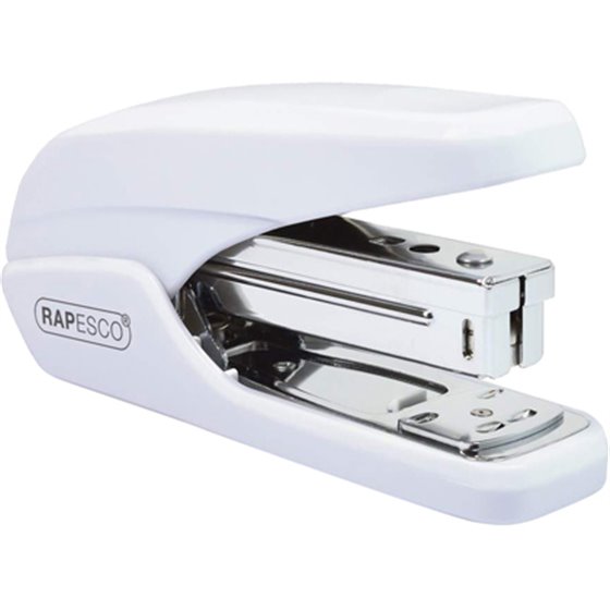 Grapadora Rapesco X5-25Ps Mini Capacidad 25 Hojas Usa Grapas 24/6 Y 26/6 Color Blanco