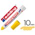 Marcador Edding Permanente 950 Pasta Opaca Amarilla Punta Redonda 10 Mm Para Superficies Oxidadas O