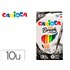 Rotulador Carioca Super Brush Caja De 10 Unidades Colores Surtidos