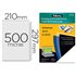 Tapa De Encuadernacion Fellowes Din A4 Polipropileno Negro 500 Micras Pack De 100 Unidades