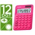 Calculadora Casio Ms-20Uc-Rd Sobremesa 12 Digitos Tax +/- Color Fucsia