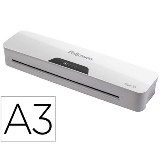 Plastificadora Fellowes Pixel Din A3 2 Rodillos Sistema Antiatasco Apagado Automatico Hasta 125 Mc