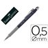 Portaminas Faber Castell 0,5 Mm Apollo Retractil Color Azul Oscuro
