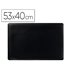 Vade Sobremesa Durable Negro Antideslizante Contorneado 53X40 Cm