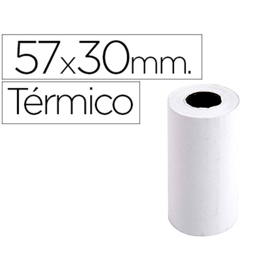 Rollo Sumadora Exacompta Termico 57 Mm X 30 Mm 55 G/M2 Sin Bisfenol A