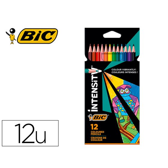 Lapices De Colores Intensity Caja De 12 Unidades Colores Surtidos