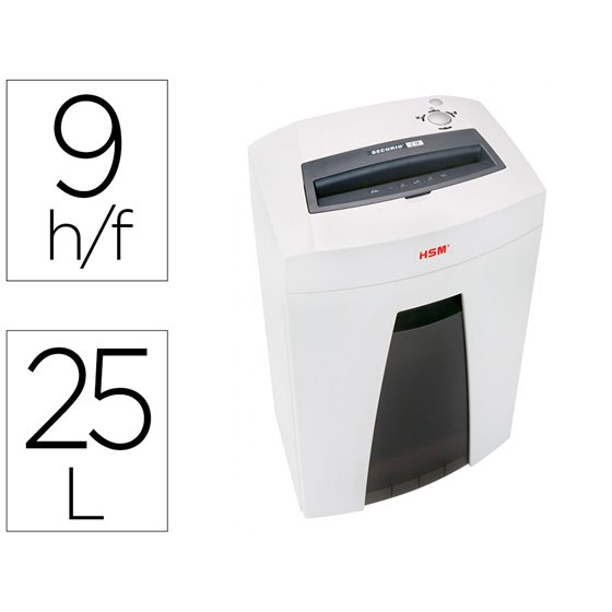 Destructora De Documentos Hsm Securio C18 Nivel De Seguridad 4 Capacidad De Corte 9 Hojas En Particulas