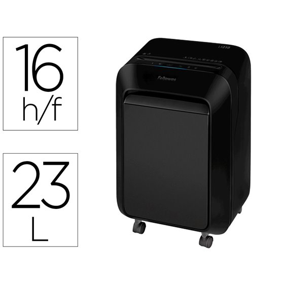 Destructora De Documentos Fellowes Lx-210 Capacidad De Corte 16 H Seguridad P4 Destruye Grapas Clips Y