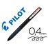 Boligrafo Pilot Super Grip G 4 Colores Retractil Sujecion De Caucho Tinta Base De Aceite Cuerpo Color Negro