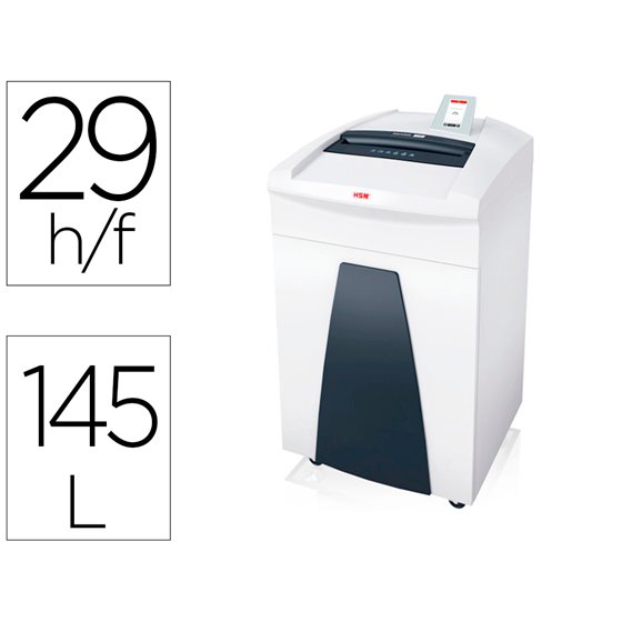 Destructora De Documentos Hsm Securio P36I Nivel De Seguridad 4 Capacidad De Corte 29 Hojas En Particulas