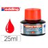 Tinta Rotulador Edding Pizarra Blanca Btk-25 Color Rojo Bote 25 Ml