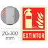 Pictograma Archivo 2000 Extintor Pvc Rojo Luminiscente 210X300 Mm