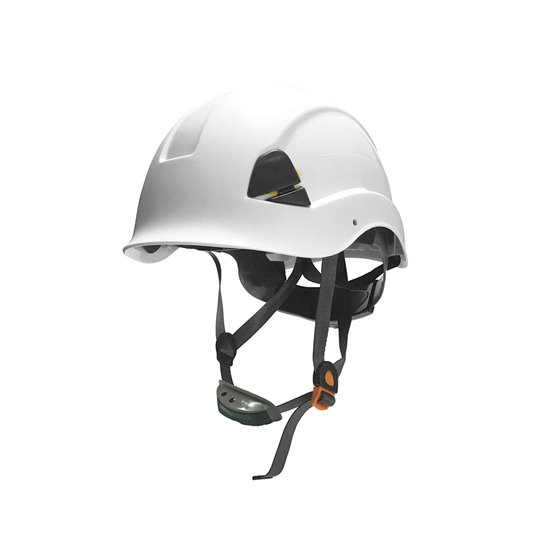 Casco Faru Abs Para Trabajos En Alturas 6 Puntos De Anclaje Color Blanco